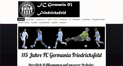 Desktop Screenshot of fcgermania03.de